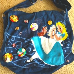alice in wonderland messanger bag disney